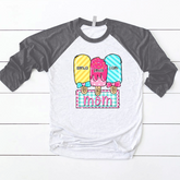 Lofaris Ice Cream Family Mom And Kids Custom Baseball Shirt
